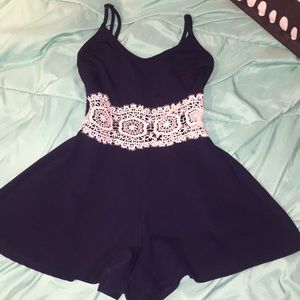 Little blue romper